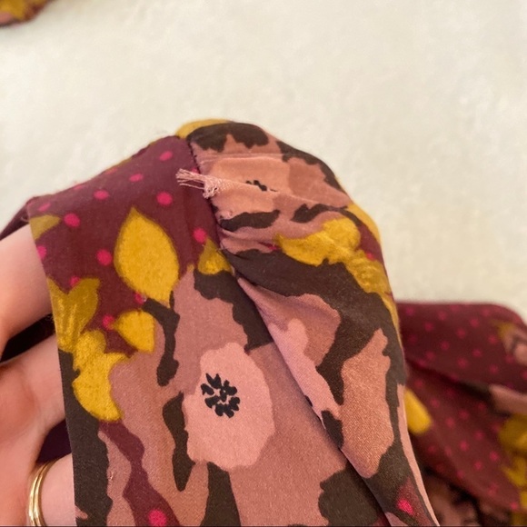 Free People Morning Light Mini Dress Purple floral - Picture 6 of 8